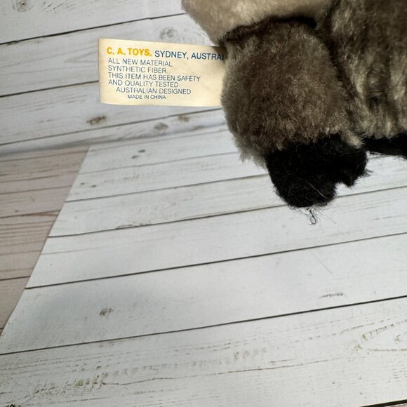 Vintage C.A. Toys Australia Koala Bear Plush 6" Stuffed Animal Love You Heart - Picture 8 of 9